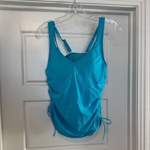 Lands' End Turquoise Swim Top